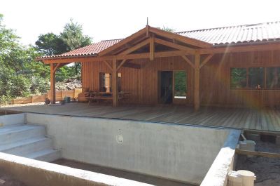 Création de piscine béton terrasse Saint André de Cubzac